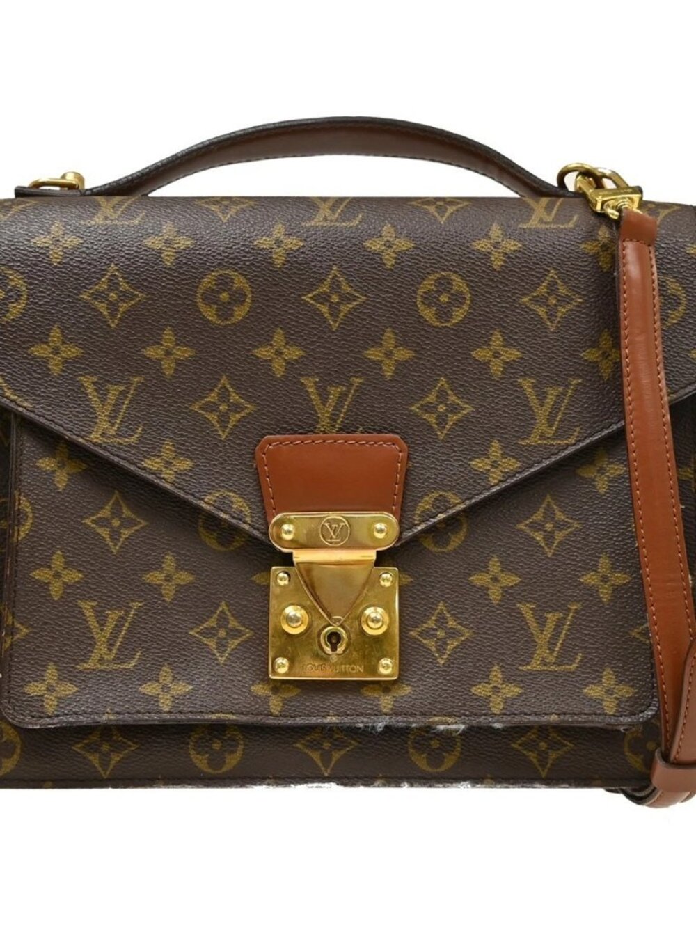 Best06 LOUIS VUITTON MONOGRAM MONCEAU 28 BUSINESS HANDBAG M51185 A20983 NQ10408